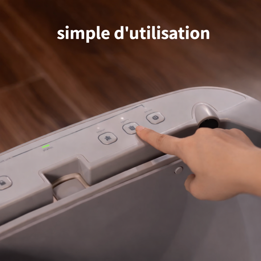 Bac à litière automatique autonettoyant F6 pour chat – Litière intelligente autonettoyante