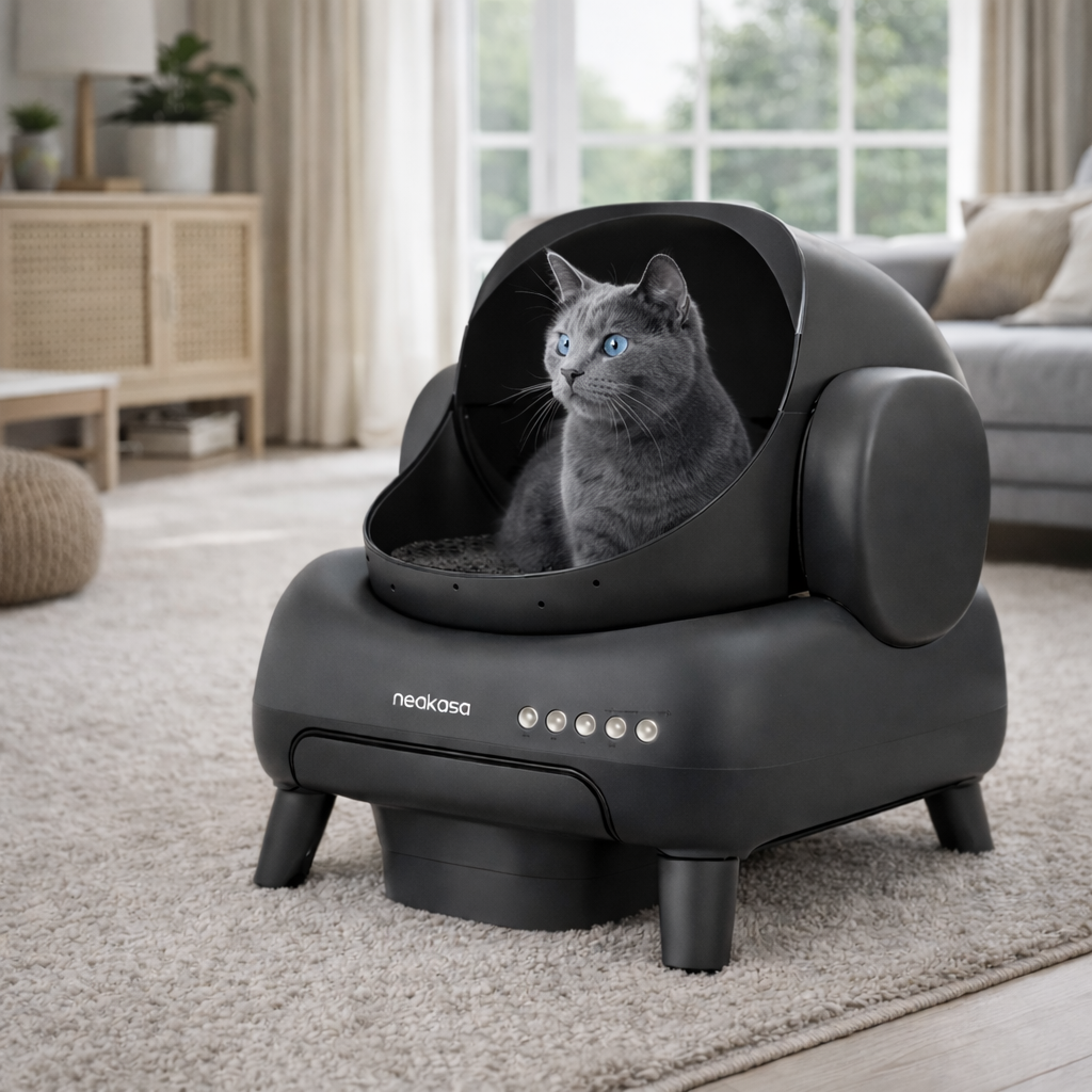 Litière automatique connectée pour chat Neakasa – Bac à litière autonettoyant intelligent avec application